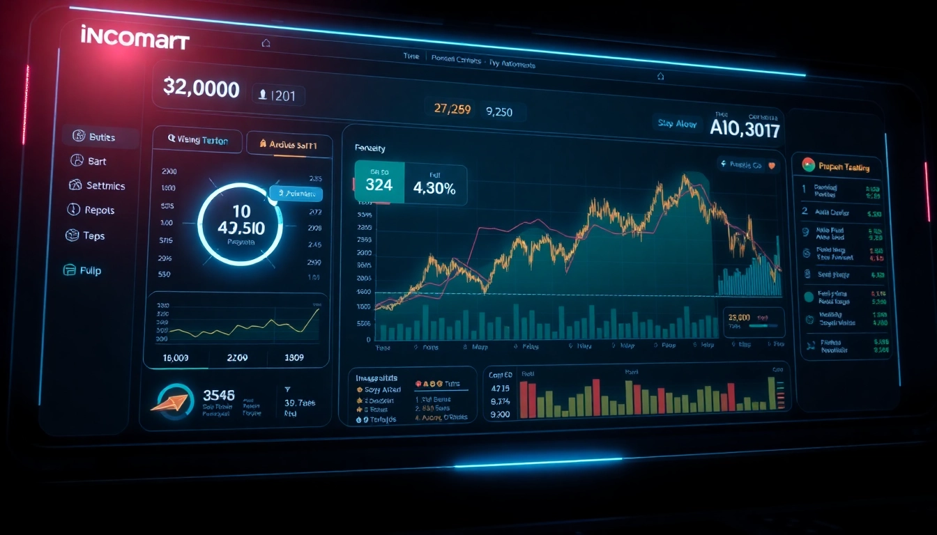 The aicoin digital market analysis dashboard with real-time data visualization and modern